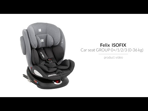 Scaun auto cu isofix Kikka Boo I Felix I Size 40-150 cm 360 SPS Light Grey - poza 2