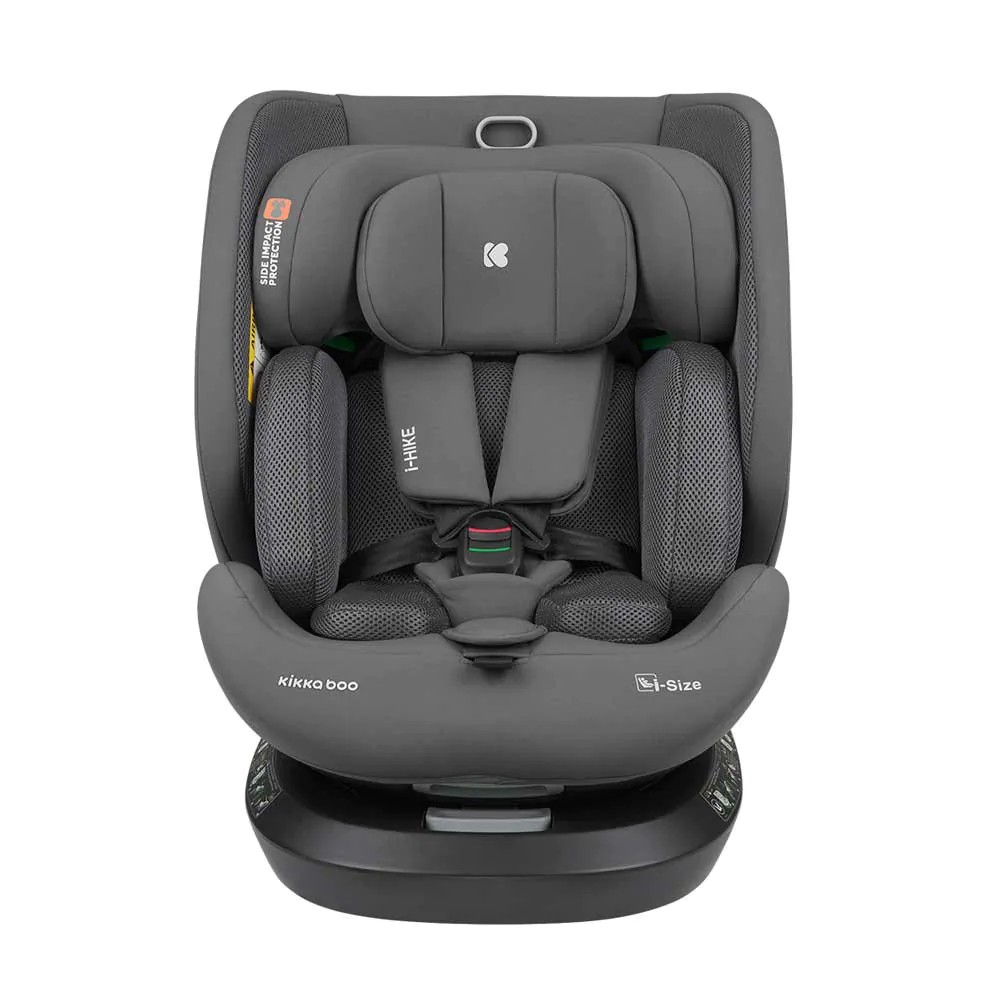 Scaun auto cu isofix Kikka Boo I-Hike I-size (40-150 cm), Gri Inchis - poza 2