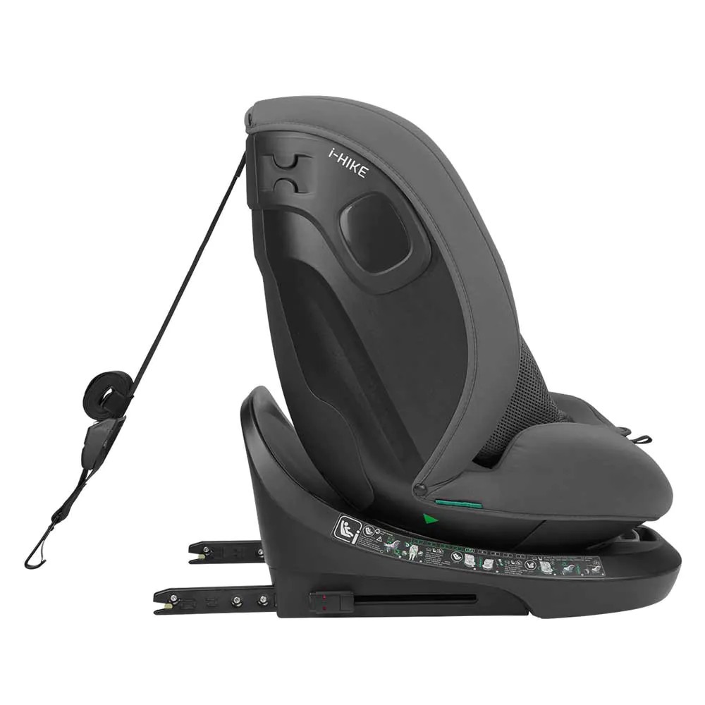 Scaun auto cu isofix Kikka Boo I-Hike I-size (40-150 cm), Gri Inchis - poza 5