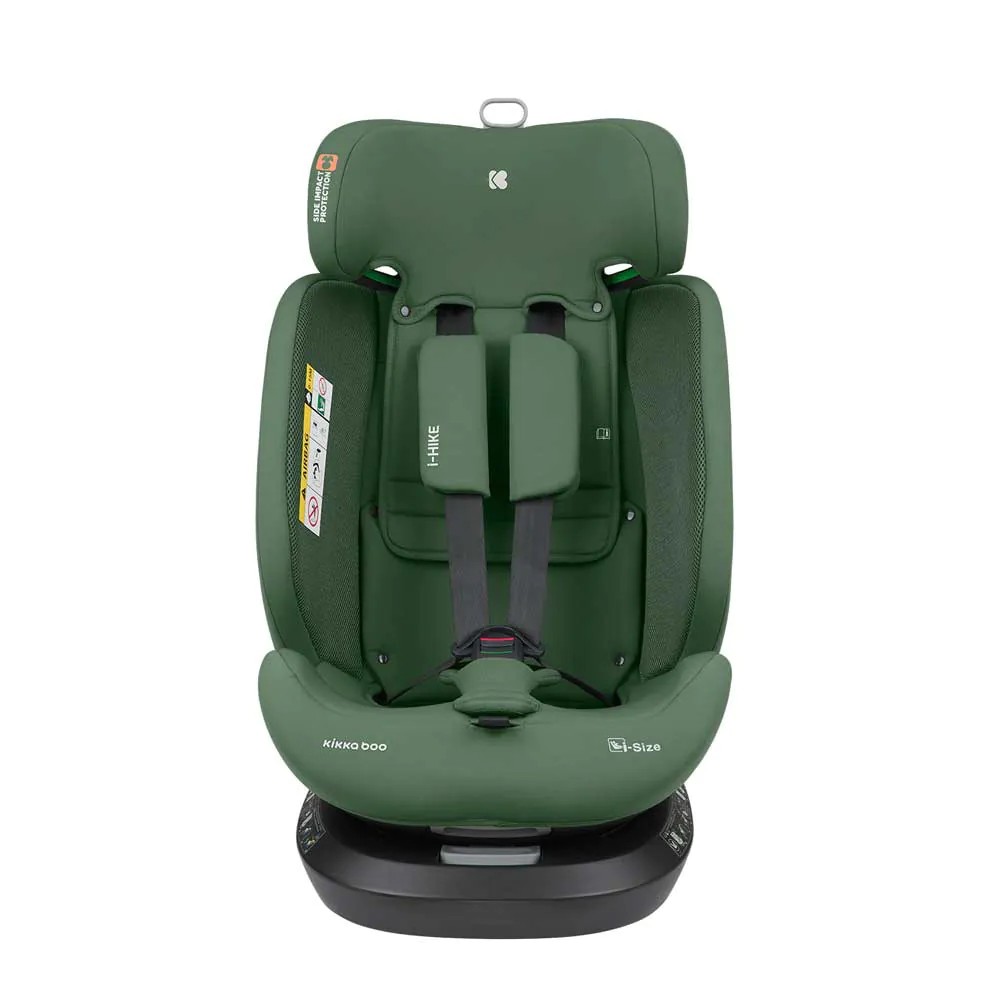 Scaun auto cu isofix Kikka Boo I-Hike I-size (40-150 cm), Verde Army - poza 3