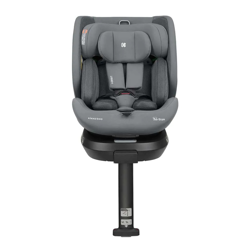 Scaun auto cu isofix Kikka Boo I Orbit 306 I-Size (40-150cm) 2025 Gri Deschis - poza 2