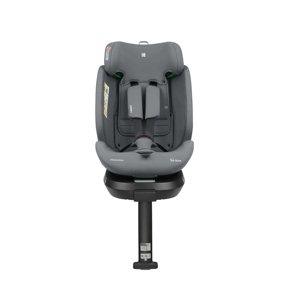 Scaun auto cu isofix Kikka Boo I Orbit 306 I-Size (40-150cm) 2025 Gri Deschis - poza 3