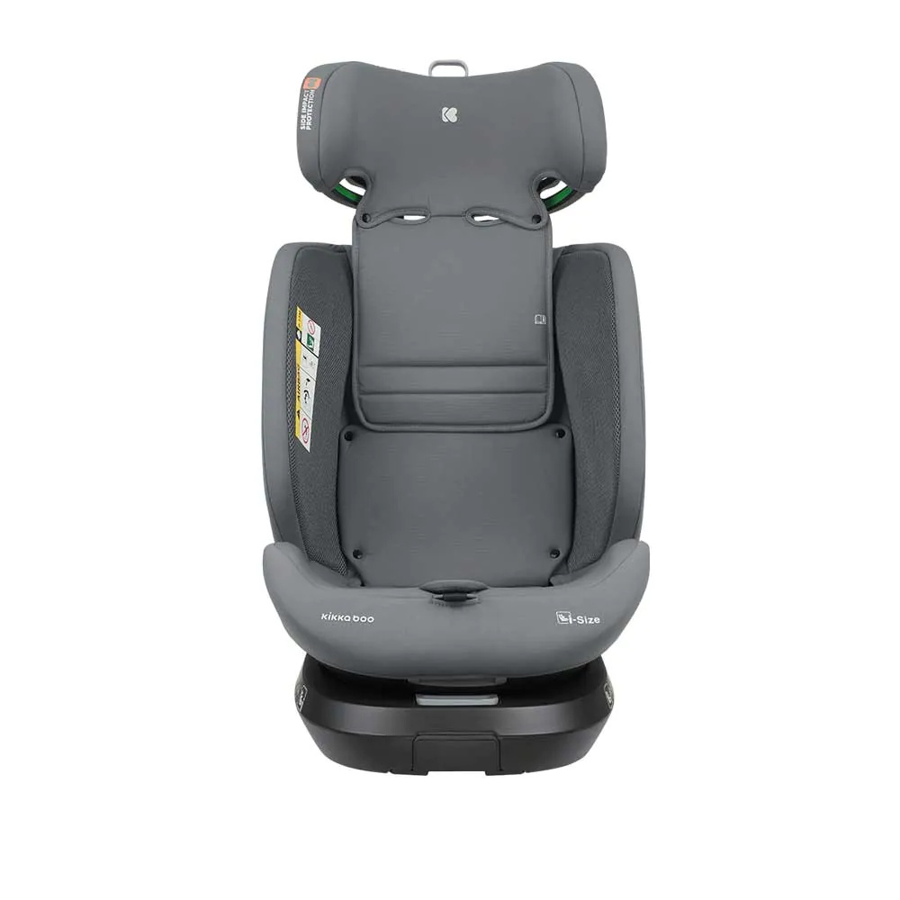 Scaun auto cu isofix Kikka Boo I Orbit 306 I-Size (40-150cm) 2025 Gri Deschis - poza 4