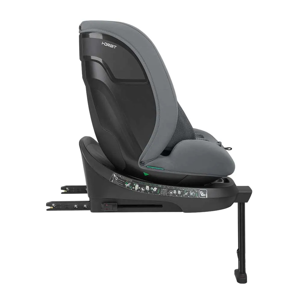 Scaun auto cu isofix Kikka Boo I Orbit 306 I-Size (40-150cm) 2025 Gri Deschis - poza 5