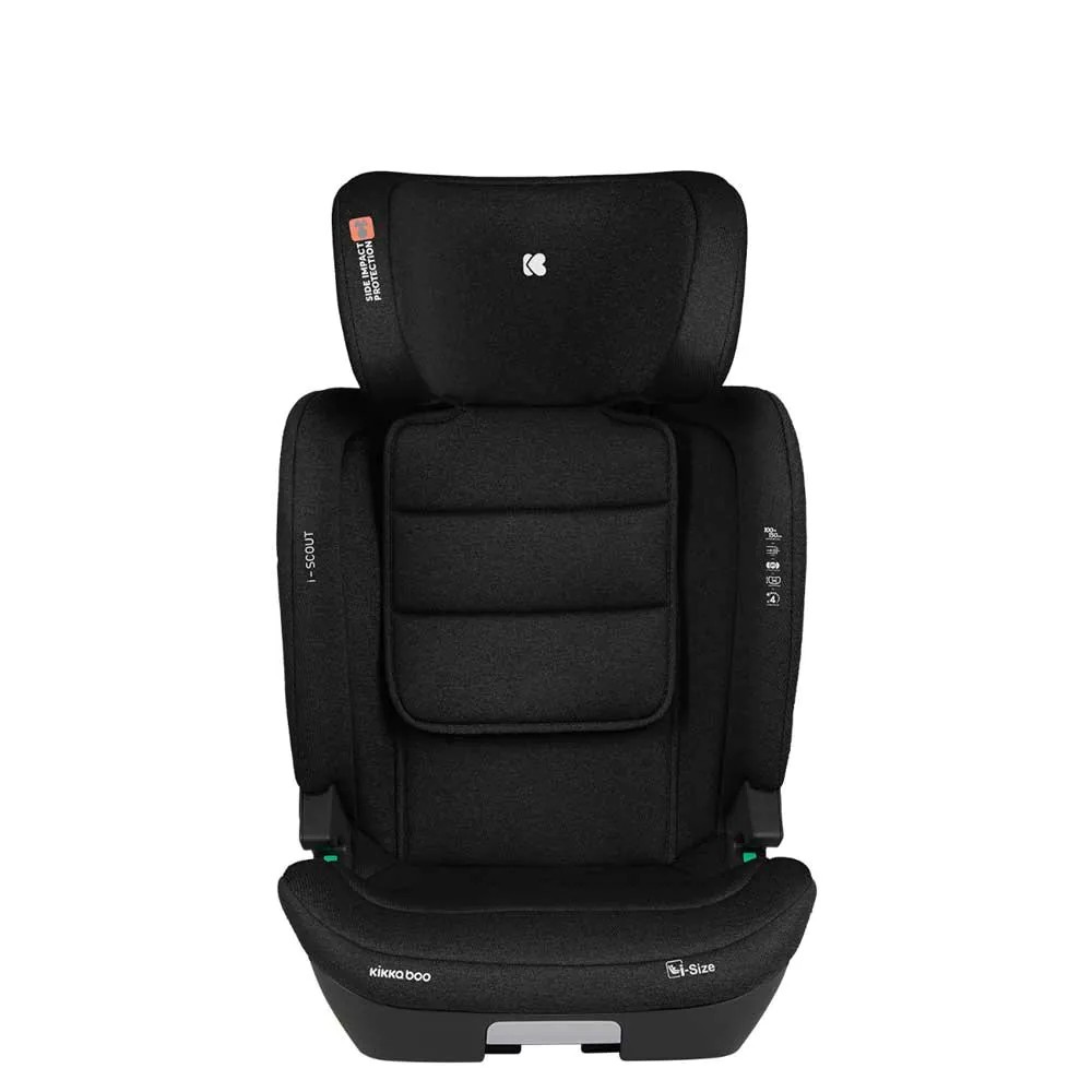 Scaun auto cu isofix Kikka Boo I-Scout 100-150 cm negru - poza 3