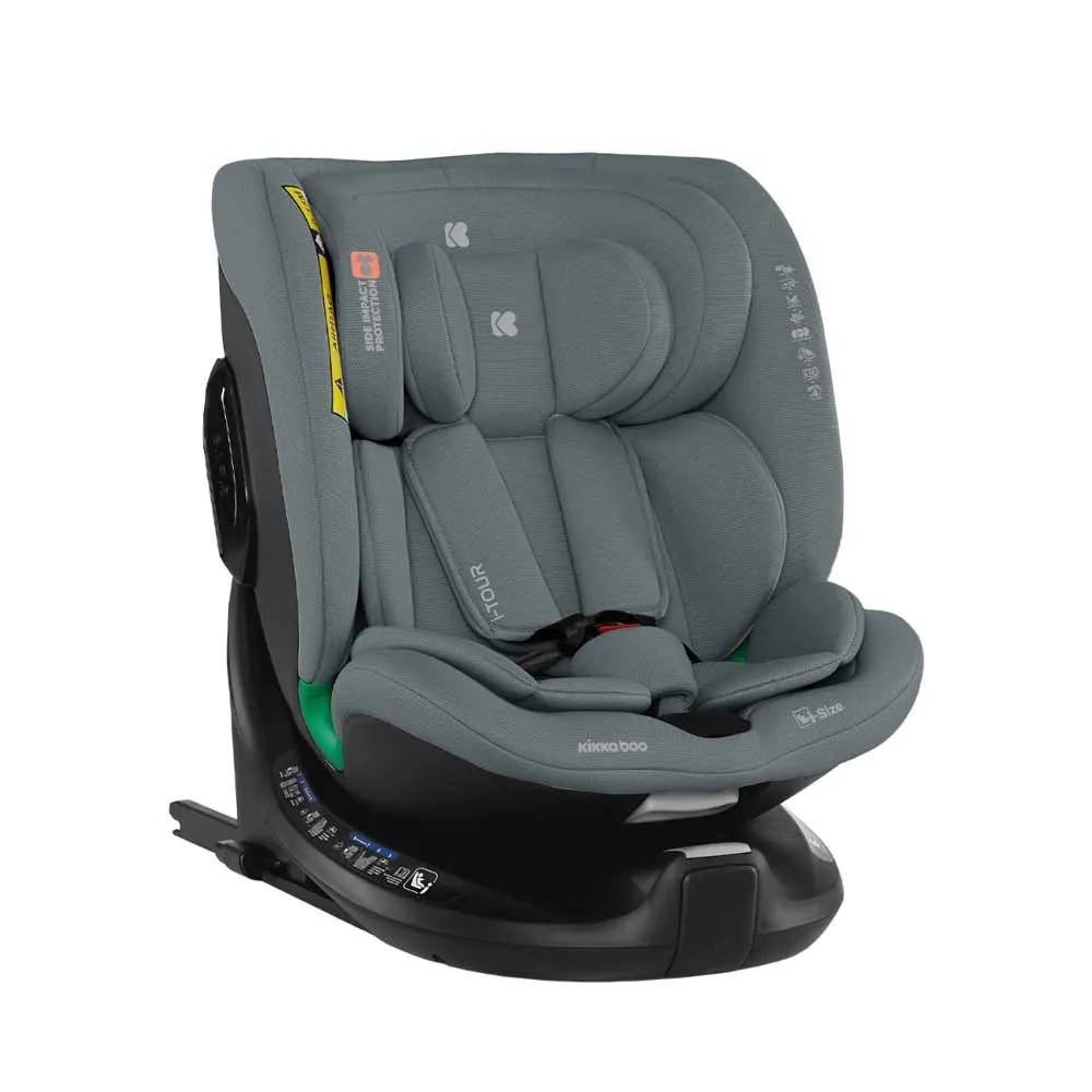 Scaun auto cu isofix Kikka Boo I-Size (40-150 cm) I-Tour 360 2024 Dark Grey - poza 1