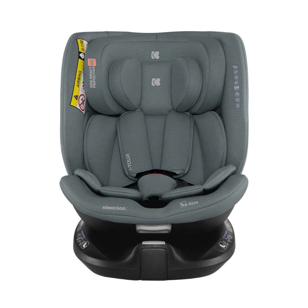 Scaun auto cu isofix Kikka Boo I-Size (40-150 cm) I-Tour 360 2024 Dark Grey - poza 2