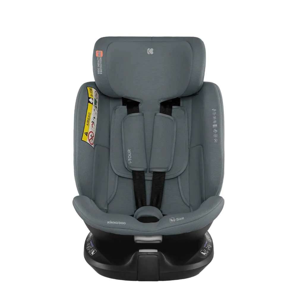 Scaun auto cu isofix Kikka Boo I-Size (40-150 cm) I-Tour 360 2024 Dark Grey - poza 3
