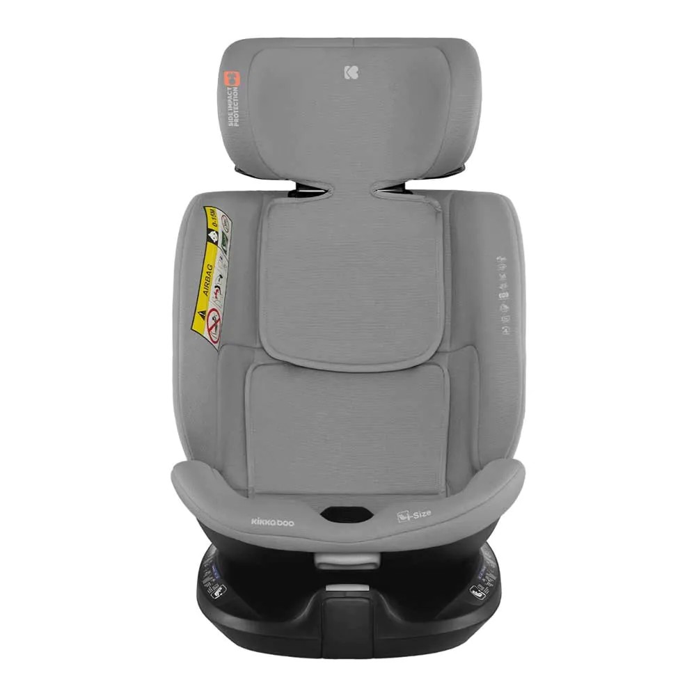 Scaun auto cu isofix Kikka Boo I-Size (40-150 cm) I-Tour 360 2024 Light Grey - poza 4