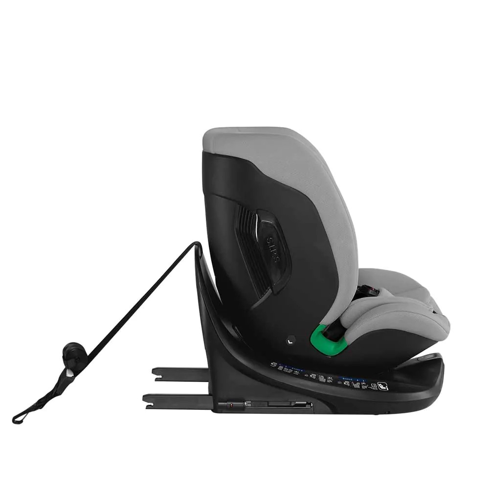 Scaun auto cu isofix Kikka Boo I-Size (40-150 cm) I-Tour 360 2024 Light Grey - poza 5