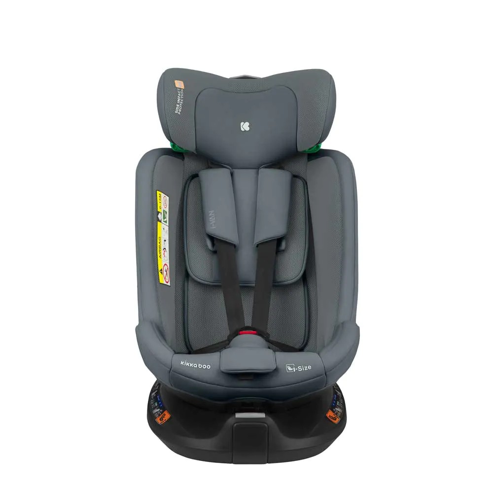Scaun auto cu isofix Kikka Boo I Van 360 I Size (40-150 cm) 2025 Gri Inchis - poza 3