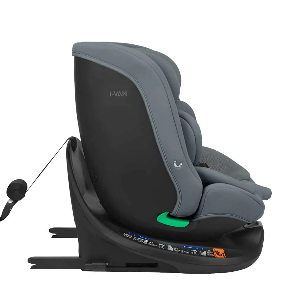 Scaun auto cu isofix Kikka Boo I Van 360 I Size (40-150 cm) 2025 Gri Inchis - poza 5