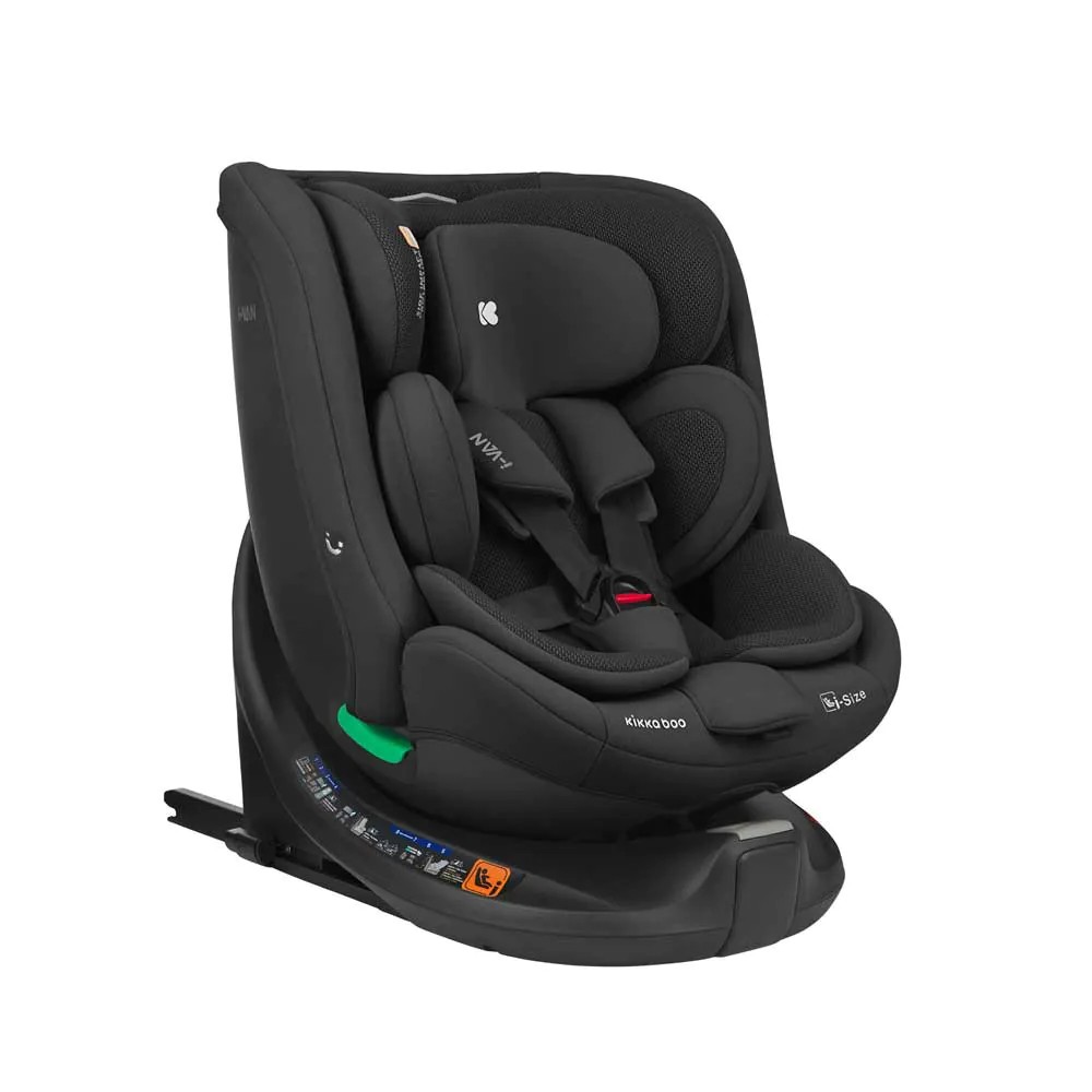 Scaun auto cu isofix Kikka Boo I Van 360 I Size (40-150 cm) 2025 Negru - poza 1