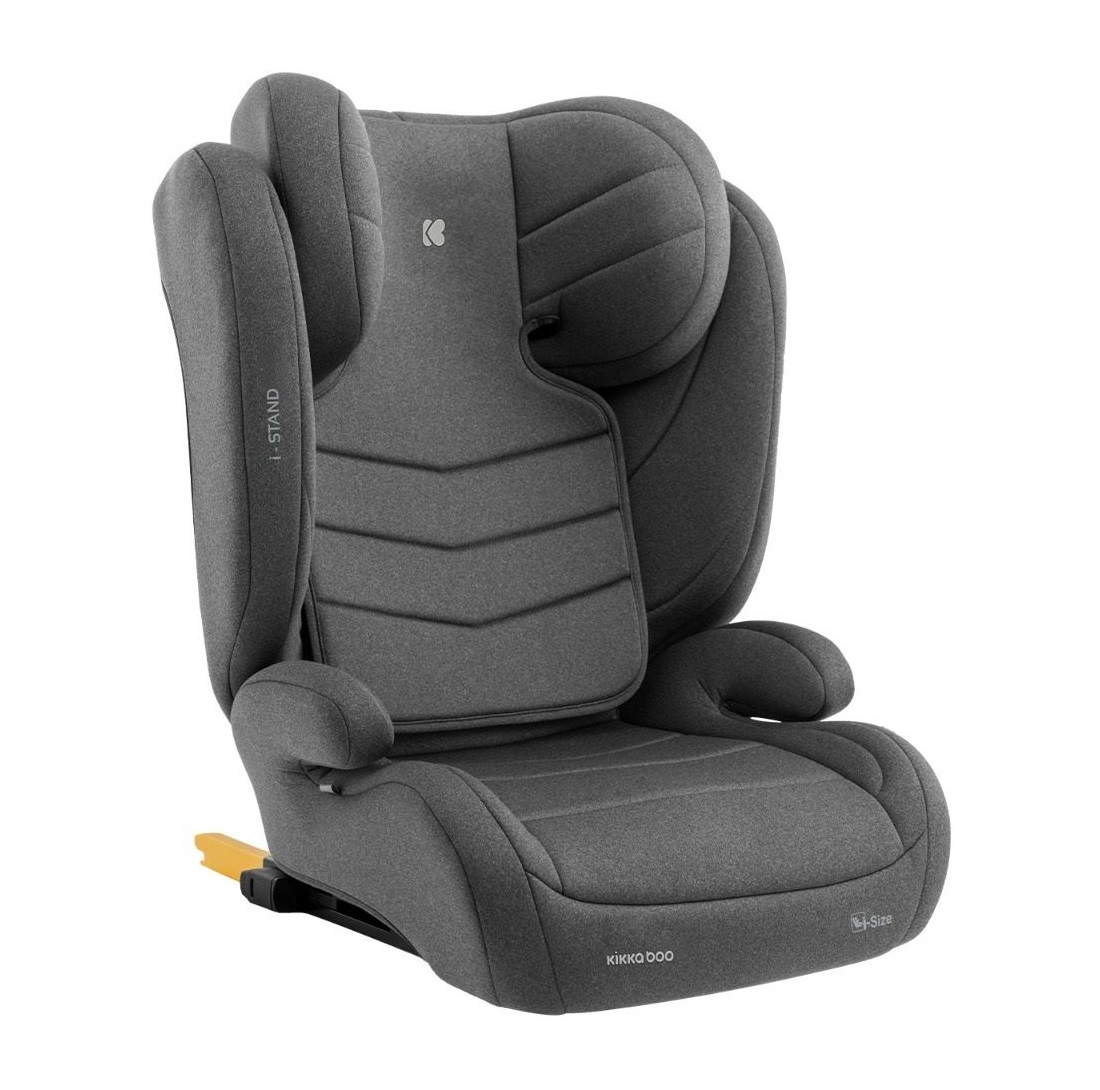 Scaun auto cu isofix Kikka I-Size (100-150 cm) I-Stand 2024 Dark Grey - poza 1