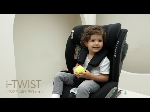 Scaun auto cu isofix Kikka I Twist I Size 40-150 cm 360 SPS Dark Grey - poza 2