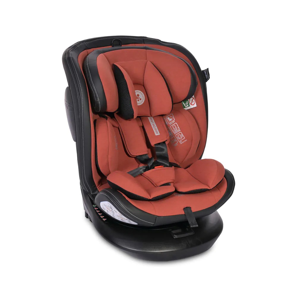 Scaun auto cu isofix Loreli Premium Aviator I-Size (40-150 cm) 2024 Ginger - poza 1