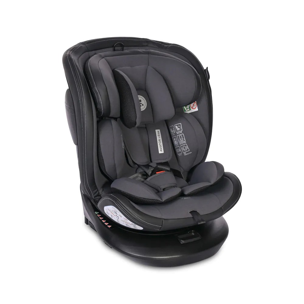 Scaun auto cu isofix Loreli Premium Aviator I-Size (40-150 cm) 2024 Grey