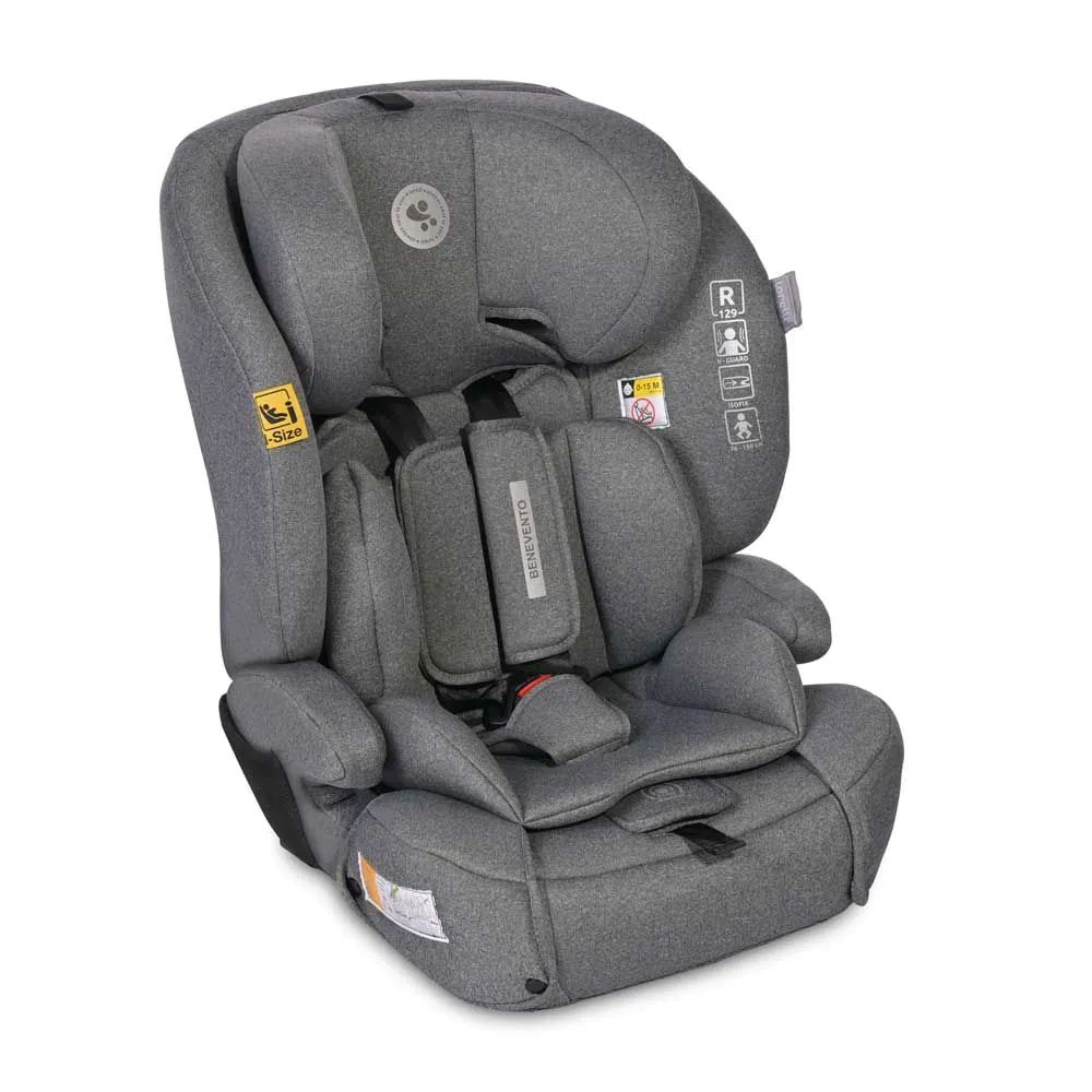 Scaun auto cu isofix Lorelli Premium Benevento I-Size(76-150 cm) 2024 Grey - poza 1