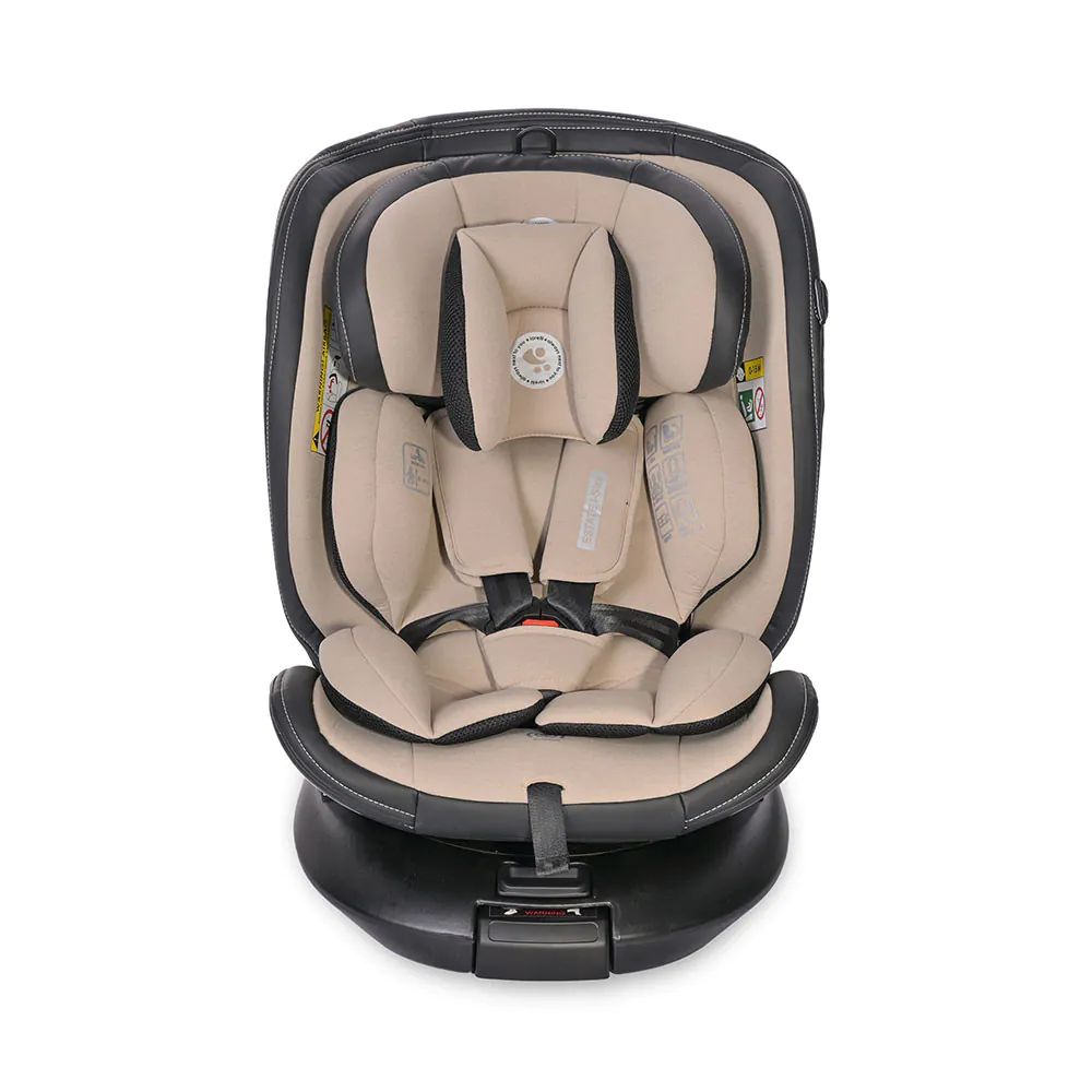 Scaun auto cu isofix Lorelli Premium Estate I-Size(40-150 cm) 360 SPS 2024 Beige - poza 2
