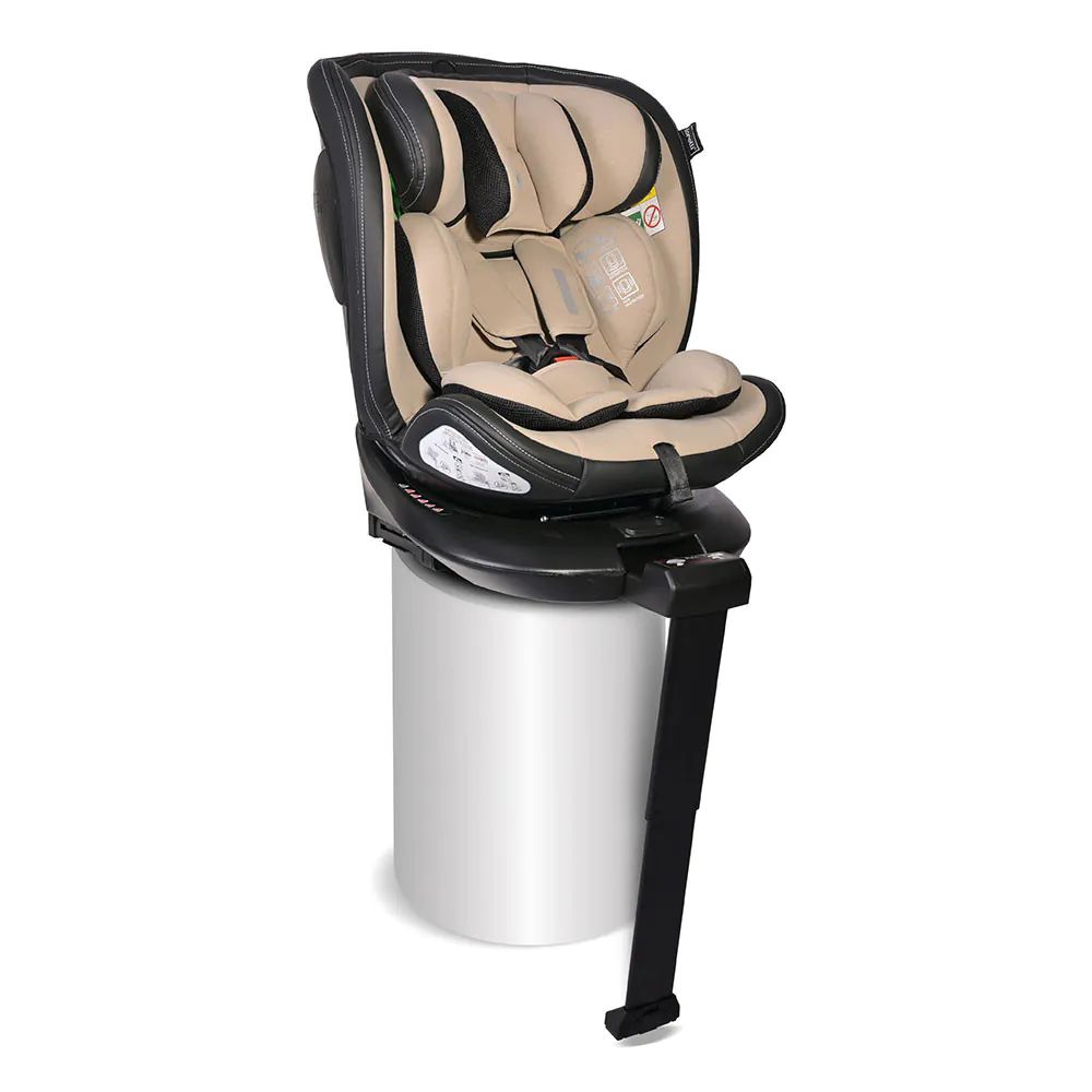 Scaun auto cu isofix Lorelli Premium Estate I-Size(40-150 cm) 360 SPS 2024 Beige - poza 3