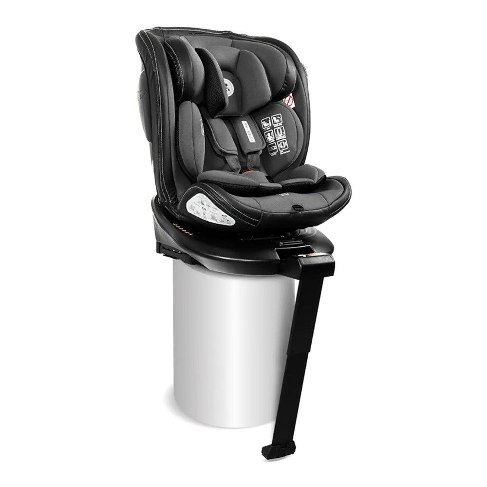 Scaun auto cu isofix Lorelli Premium Estate I-Size(40-150 cm) 360 SPS 2025 Gri - poza 1