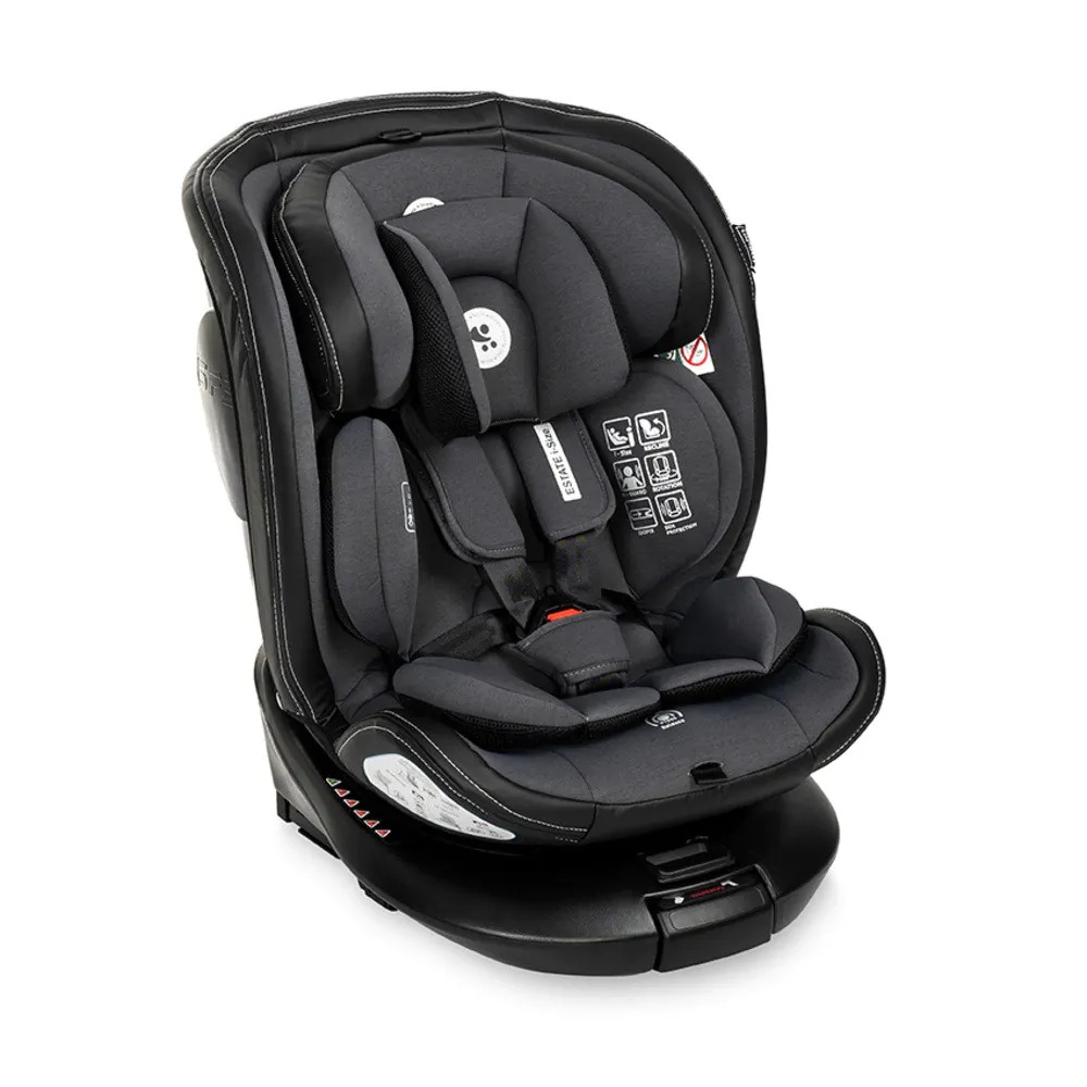 Scaun auto cu isofix Lorelli Premium Estate I-Size(40-150 cm) 360 SPS 2025 Gri - poza 4