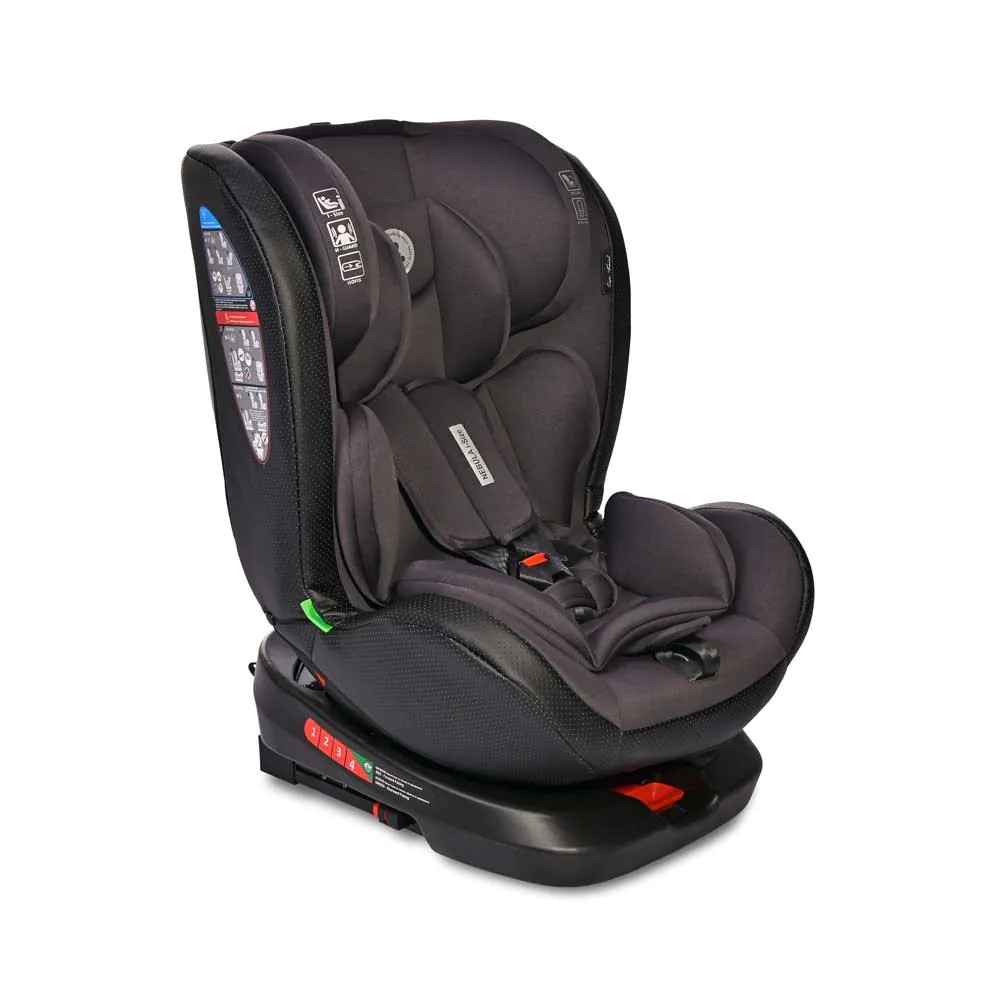 Scaun auto cu isofix Lorelli Premium Nebula I-Size (40-150 cm) 2024 Black - poza 1
