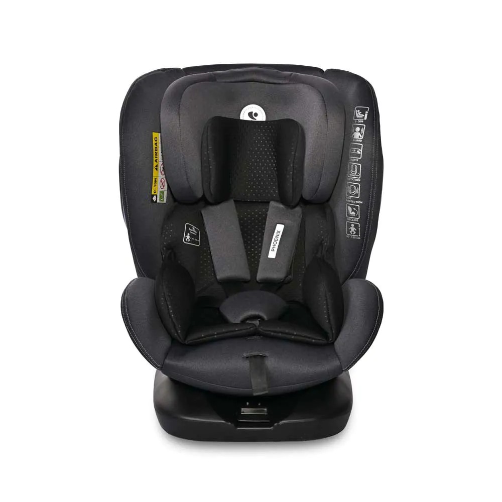Scaun auto cu isofix Lorelli Premium Phoenix 360 I-Size (40-150 cm) 2024 Black Jasper - poza 2
