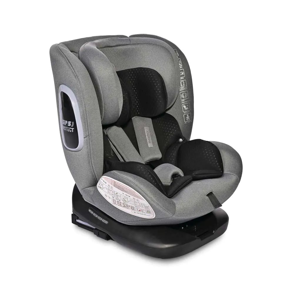 Scaun auto cu isofix Lorelli Premium Phoenix 360 I-Size (40-150 cm) 2024 Grey Jasper - poza 1