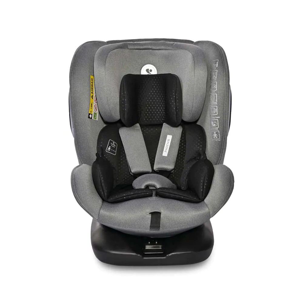 Scaun auto cu isofix Lorelli Premium Phoenix 360 I-Size (40-150 cm) 2024 Grey Jasper - poza 2