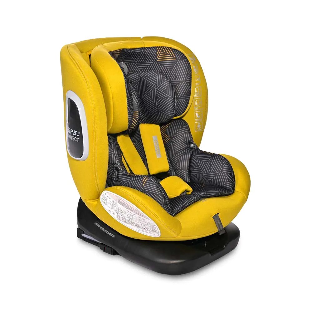 Scaun auto cu isofix Lorelli Premium Phoenix 360 I-Size (40-150 cm) 2024 Lemon Curry - poza 1