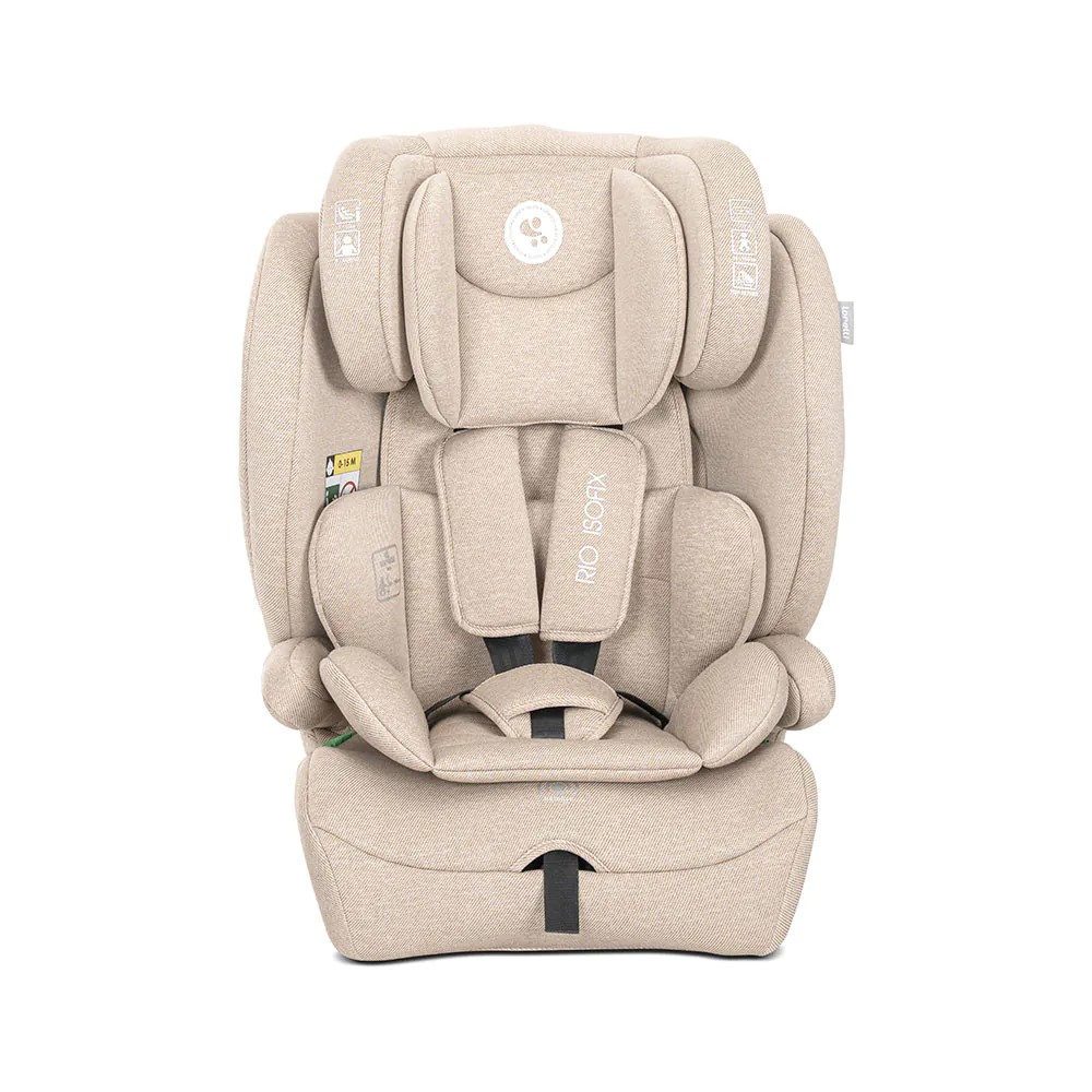 Scaun auto cu isofix Lorelli Rio I Size (76-150 cm) 2026 Bej - poza 2