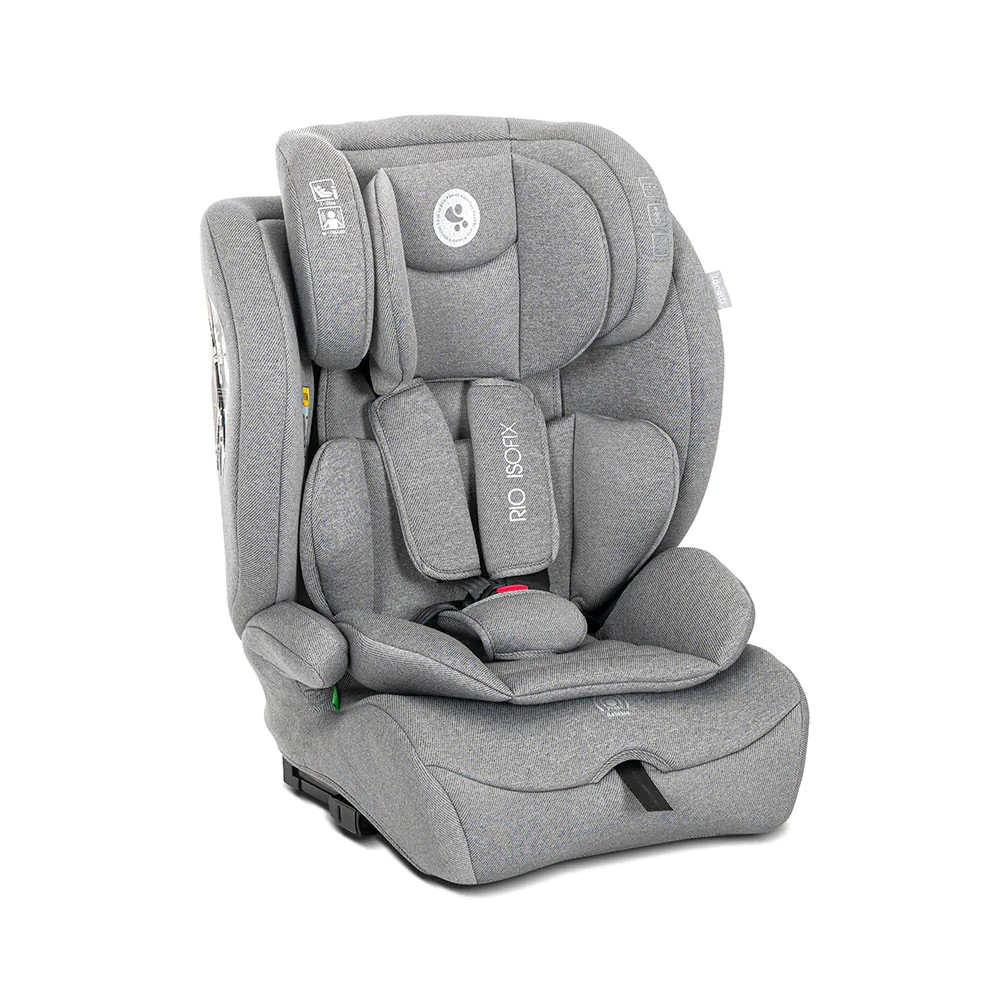 Scaun auto cu isofix Lorelli Rio I Size (76-150 cm) 2026 Gri - poza 1