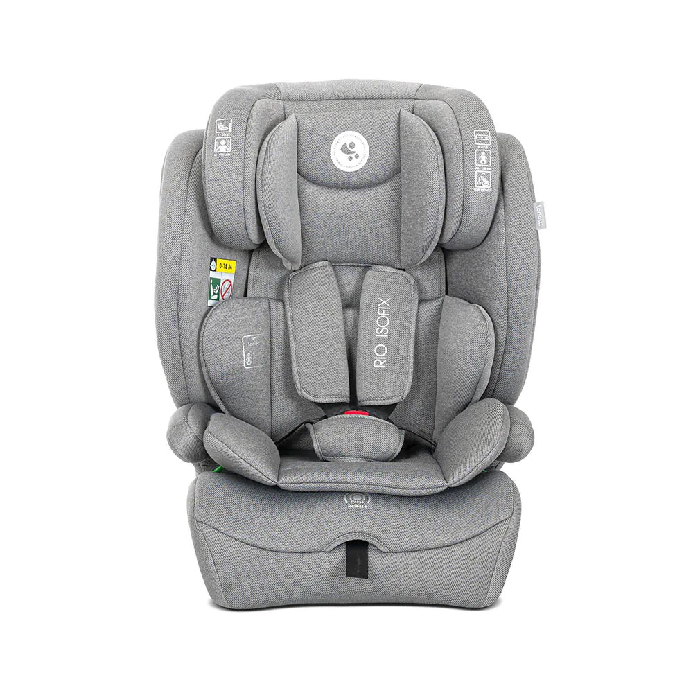Scaun auto cu isofix Lorelli Rio I Size (76-150 cm) 2026 Gri - poza 2