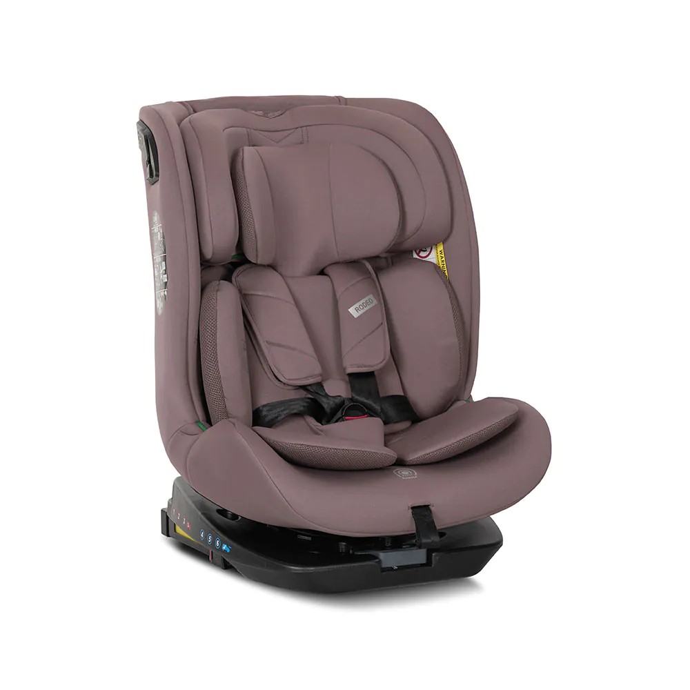 Scaun auto cu isofix Lorelli Rodeo I Size (40-150 cm) 360 2025 Dark Pink - poza 1