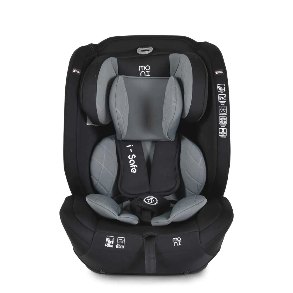 Scaun auto cu isofix Moni I-Safe I-Size (76-150 cm) 2024 Grey - poza 2