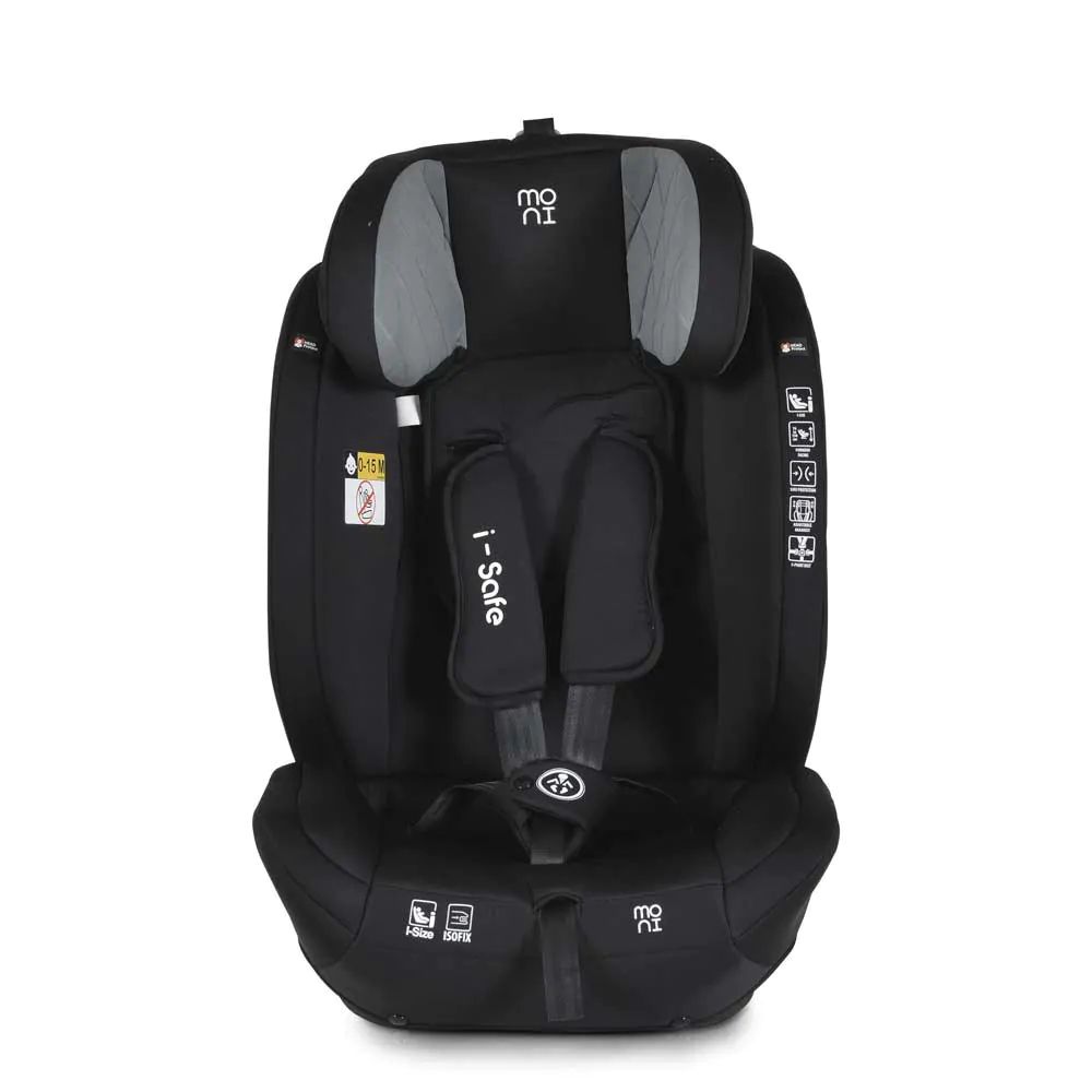 Scaun auto cu isofix Moni I-Safe I-Size (76-150 cm) 2024 Grey - poza 3