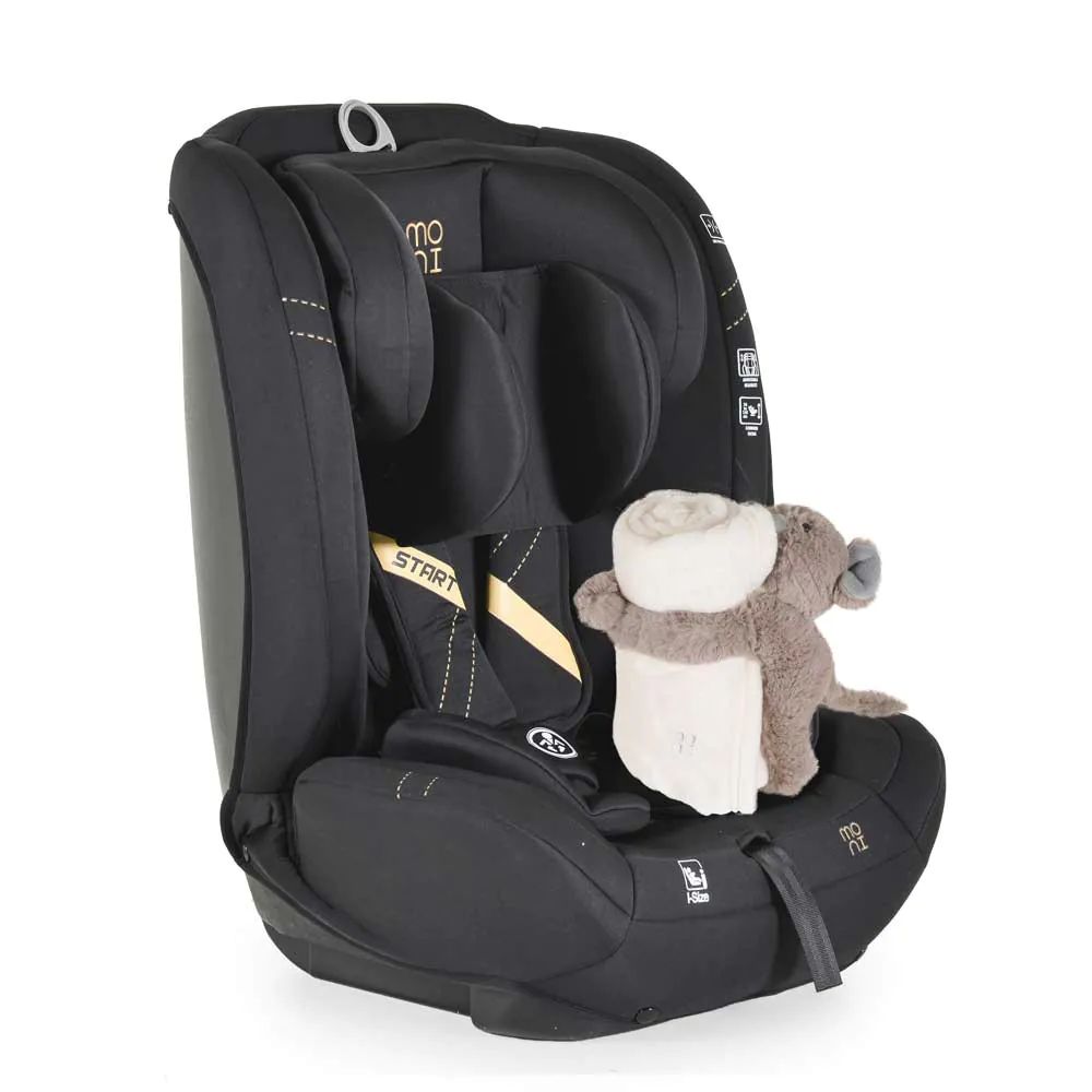 Scaun auto cu paturica Moni Start I-Size ( 76-150 cm ) 2024 Black - poza 1