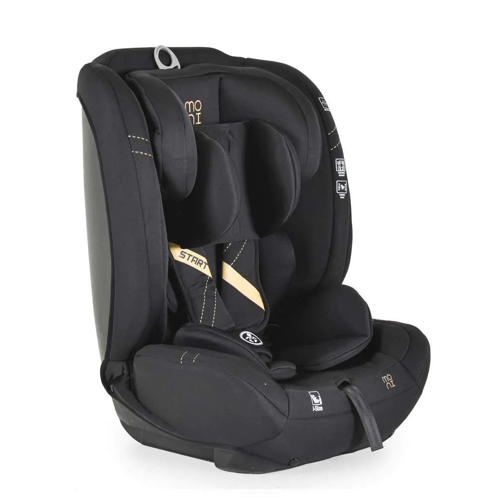 Scaun auto cu paturica Moni Start I-Size ( 76-150 cm ) 2024 Black - poza 2