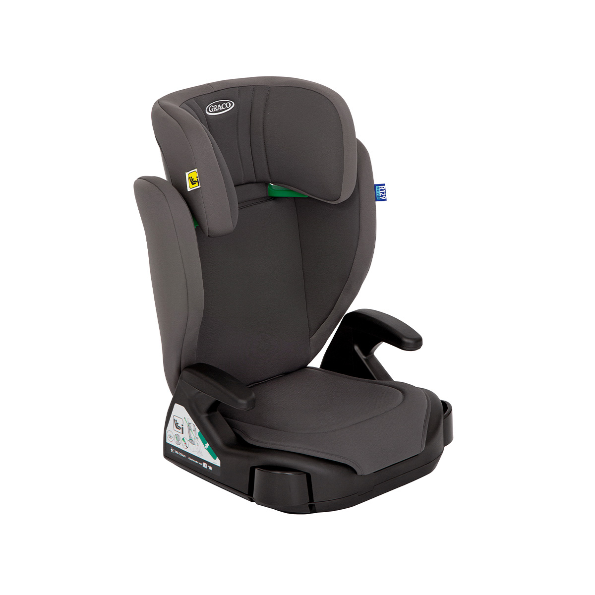 Scaun auto Graco Junior Maxi Iron,100-150 cm, certificat R129