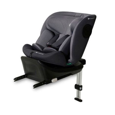Scaun Auto I-size, 40-150 Cm, Kinderkraft I-360, Grey - poza 2