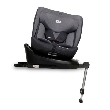 Scaun Auto I-size, 40-150 Cm, Kinderkraft I-360, Grey - poza 3