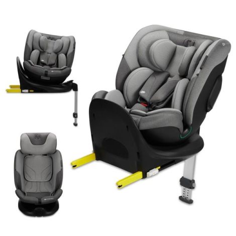 Scaun Auto Kinderkraft I-fix, I-size 40-150 Cm, Cool Grey - poza 3