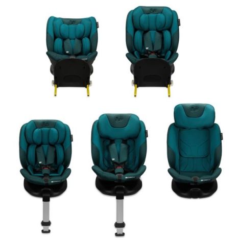 Scaun Auto Kinderkraft I-fix, I-size 40-150 Cm, Harbor Blue - poza 4