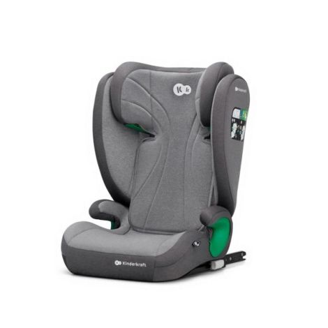 Scaun Auto Kinderkraft Junior Fix2 I-size, 100-150 Cm, Rocket Grey - poza 1