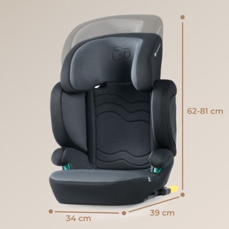 Scaun Auto Kinderkraft Xpand 2 I-size 100-150 Cm, Graphite Black - poza 5