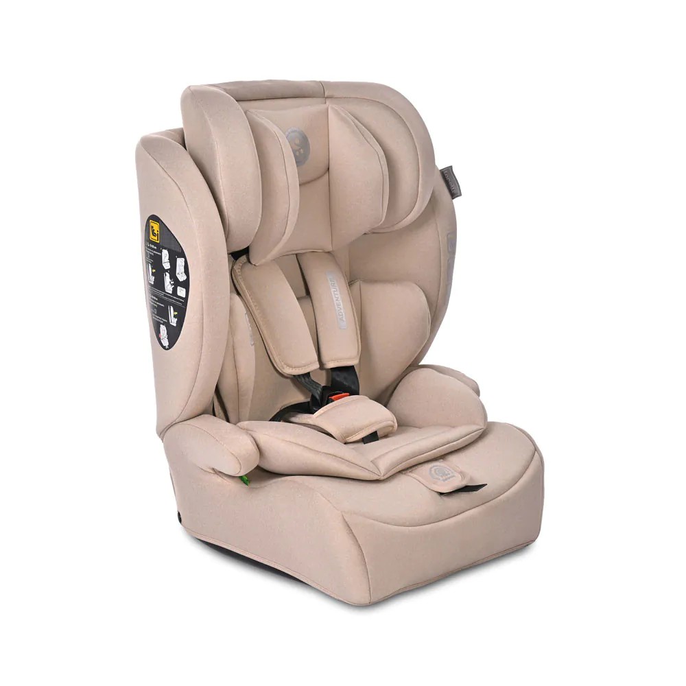 Scaun auto Lorelli I-Size (76-150 cm) Adventure 2024 Beige - poza 1
