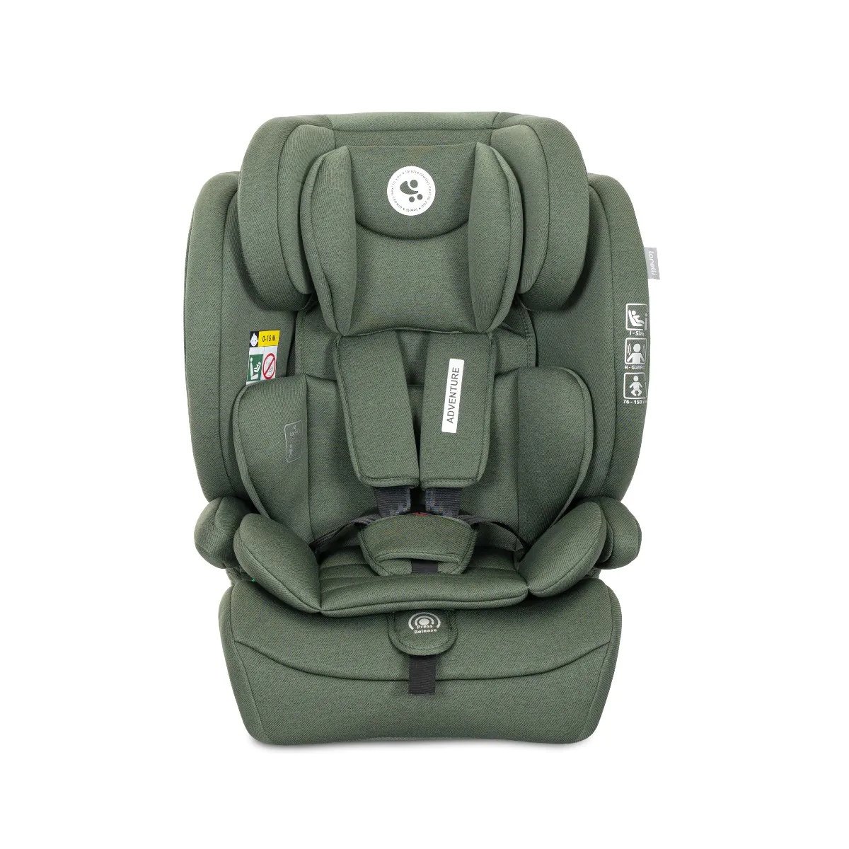 Scaun auto Lorelli I-size (76-150 cm) Adventure Verde - poza 2