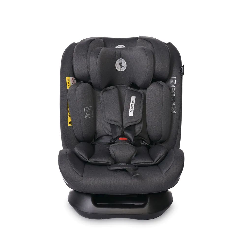 Scaun auto Lorelli Premium Scorpius I-Size (40-150 cm) 2024 Black Jasper - poza 3
