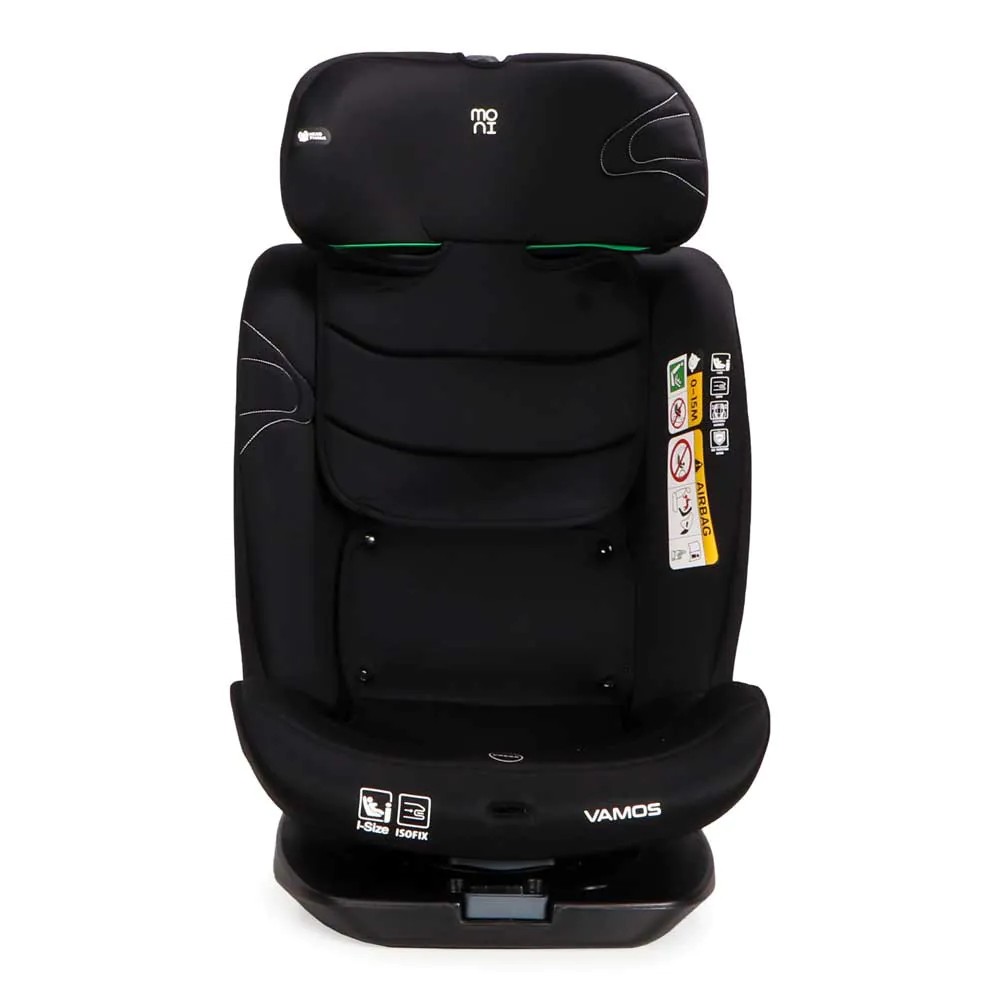 Scaun auto Moni Vamos i-Size 360 ISOFIX (40-150 cm) Intence Black - poza 4